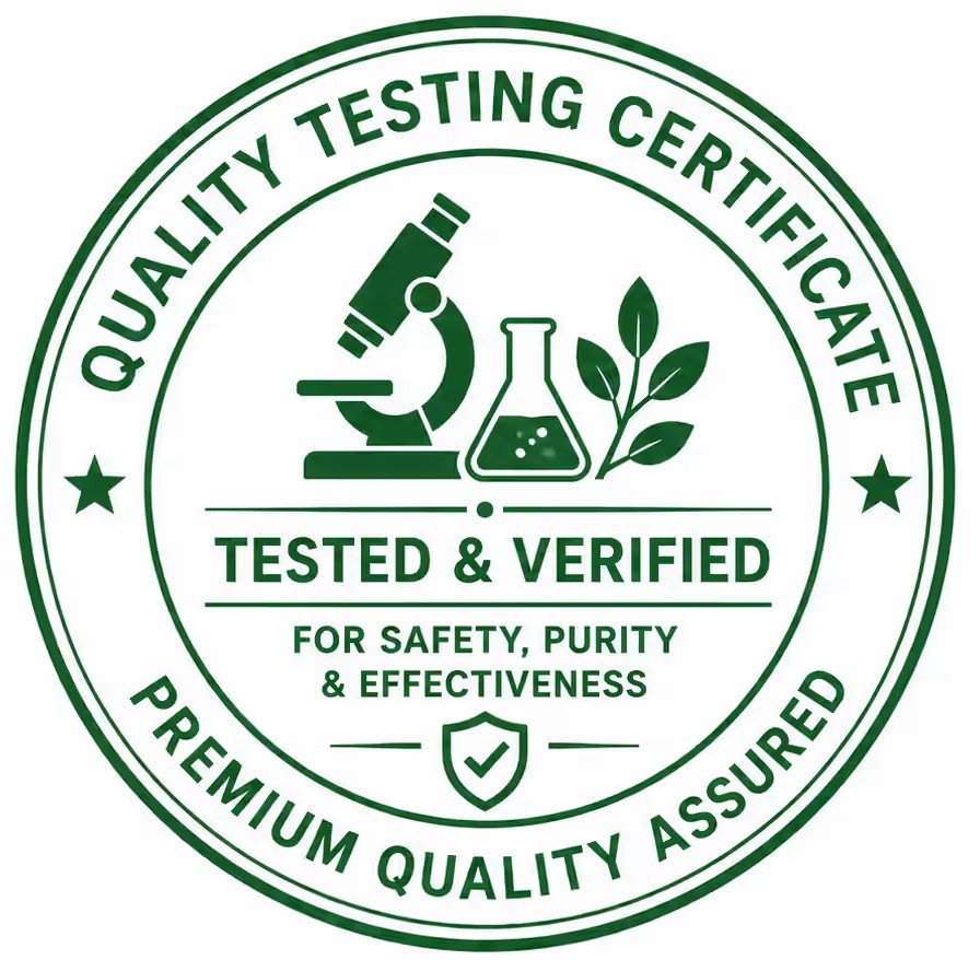 Quality Testing Certificate